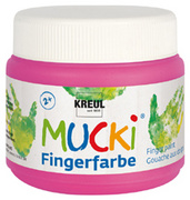 KREUL Neon-Fingerfarbe MUCKI, quietsch-pink, 150 ml