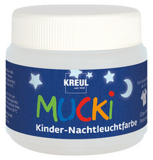 KREUL Kinder-Nachtleuchtfarbe MUCKI, 150 ml