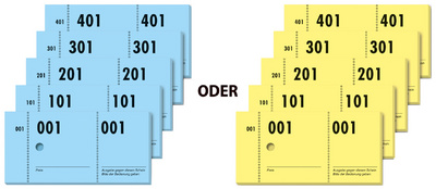 sigel Nummernblock Garderobe, 1-500, (B)105 x (H)50 mm