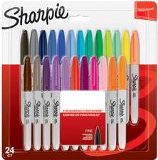 Sharpie Permanent-Marker FINE, 4er Blisterkarte
