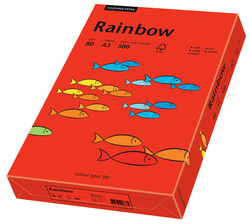 PAPYRUS Multifunktionspapier Rainbow, A3, intensivrot