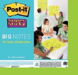 Post-it Super Sticky Big Notes, 279 x 279 mm, ultragelb