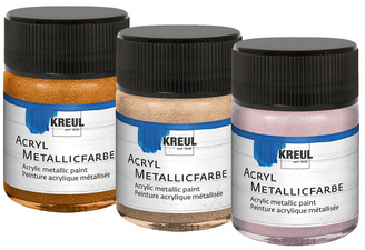 KREUL Acryl-Metallicfarbe, roségold, 20 ml