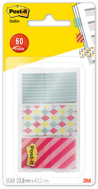 Post-it Haftmarker Index Candy Collection, 25,4 x 43,2 mm