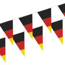 PAPSTAR Wimpelkette Germany, schwarz/rot/gelb, aus Folie
