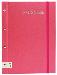 ROTH Zeugnismappe Metallium mit Buchschrauben, pink