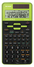 SHARP Schulrechner EL-531 TG-GR, Farbe: grün