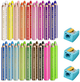 STAEDTLER Hexagonal-Buntstift Noris junior, 36er Eimer