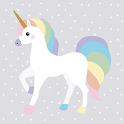 PAPSTAR Motivservietten Unicorn, 330 x 330 mm