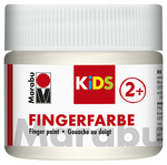 Marabu KiDS Fingerfarbe, 100 ml, weiß 070