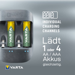 VARTA Tisch-Ladegerät ECO CHARGER, inkl. 4x Mignon AA