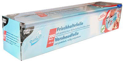 PAPSTAR Frischhaltefolie in Faltschachtel, Breite: 450 mm