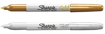 Sharpie Permanent-Marker FINE Metallic, blau-metallic
