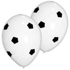 PAPSTAR Luftballons Soccer, schwarz/weiß