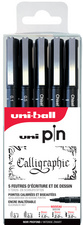 uni-ball Fineliner PIN ASP001, 5er Set