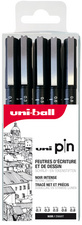 uni-ball Fineliner PIN ASP001, 5er Set