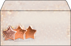 sigel Weihnachts-Umschlag Copper Glance, DIN lang, 90 g/qm