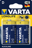 VARTA Alkaline Batterie LONGLIFE, Mono (D/LR20)