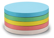 magnetoplan Moderationskarten Kreise, selbstklebend, 95 mm