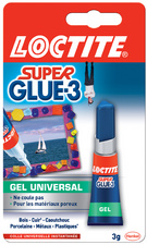 LOCTITE Sekundenkleber Super Glue 3 Gel Universal, 3 g Tube