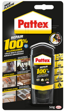 Pattex Alleskleber 100% Repair, 50 g Tube, auf Blisterkarte