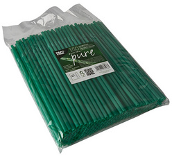 PAPSTAR PLA-Trinkhalm pure, flexibel, 240 mm, grün
