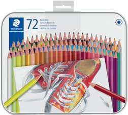 STAEDTLER Hexagonal-Buntstift, 72er Metall-Etui