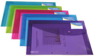 RAPESCO Dokumententasche, DIN A4+, PP, mit CD/DVD-Tasche
