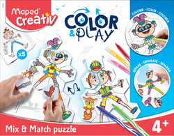 Maped Creativ COLOR & PLAY Kreativset Puzzle Mix & Match