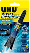 UHU Reparatur-Klebstoff LED-LIGHT BOOSTER, 3 g Tube