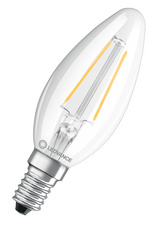 OSRAM LED-Lampe PARATHOM CLASSIC B, 2,5 Watt, E14, klar