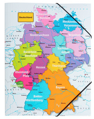 PAGNA Eckspannermappe Deutschland, DIN A4, aus Karton