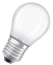 OSRAM LED-Lampe PARATHOM CLASSIC P, 4 Watt, E27, matt