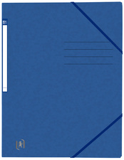 Oxford Eckspanner Top File+, DIN A4, blau