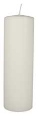 PAPSTAR Stumpenkerze, Durchmesser: 80 mm, weiß