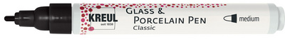 KREUL Glass & Porcelain Pen Classic, signalgelb