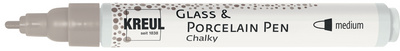 KREUL Glass & Porcelain Pen Chalky, Black Carbon
