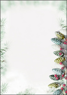 sigel Weihnachts-Motiv-Umschlag Christmas Garland, DIN lang