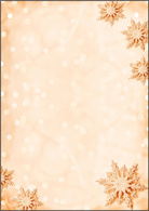 sigel Weihnachts-Motiv-Papier Golden Snowflake, A4, 90 g/qm