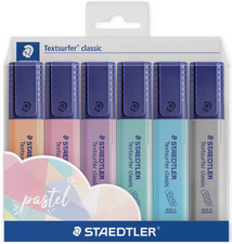 STAEDTLER Textmarker Textsurfer classic COLORS pastel, 6er