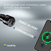 VARTA KFZ-Ladegerät Car Charger Dual USB Fast