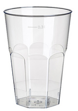 PAPSTAR Kunststoff-Caipirinhaglas PS, 0,3 l, glasklar