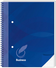RNK Verlag Spiralbuch Business blau, DIN A5, kariert