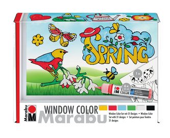 Marabu Window Color SPRING TIME, 6er Set