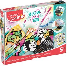 Maped Creativ Pustestift-Set BLOW PEN PopArt, 15-teilig