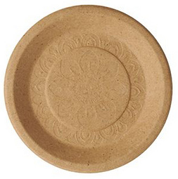 PAPSTAR Teller aus Agrar-Resten pure, rund, 175 mm, natur