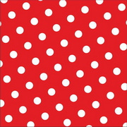 PAPSTAR Motivservietten Dots, 330 x 330 mm, rot