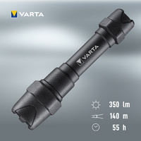 VARTA Taschenlampe Indestructible F20 Pro, inkl. 2x AA