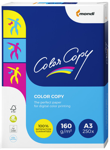 mondi Multifunktionspapier Color Copy, A3, 200 g/qm, weiß