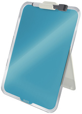 LEITZ Glas-Notizboard Cosy für den Schreibtisch, blau